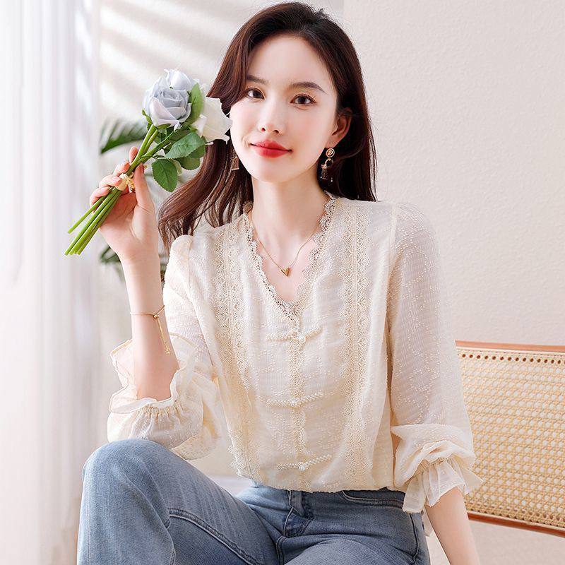 بلوز گیپوری زنانه کد 418649