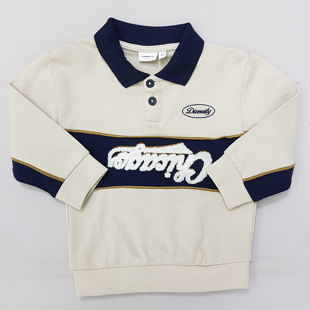 پلیور یقه دار پسرانه 29513 سایز 9 ماه تا 14 سال مارک Name It   *