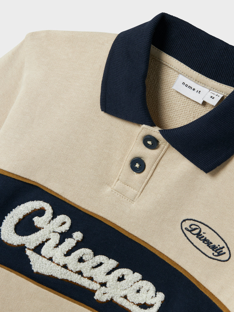 پلیور یقه دار پسرانه 29513 سایز 9 ماه تا 14 سال مارک Name It   *