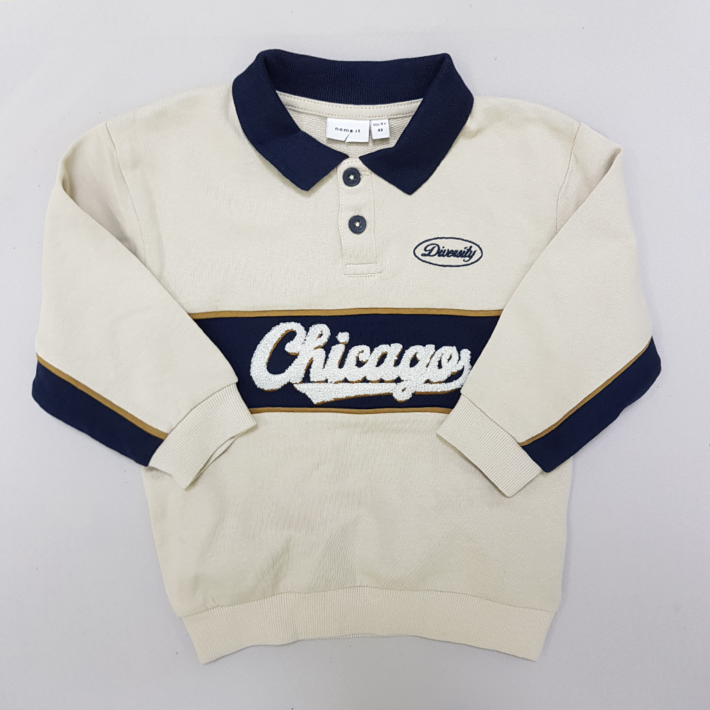 پلیور یقه دار پسرانه 29513 سایز 9 ماه تا 14 سال مارک Name It   *