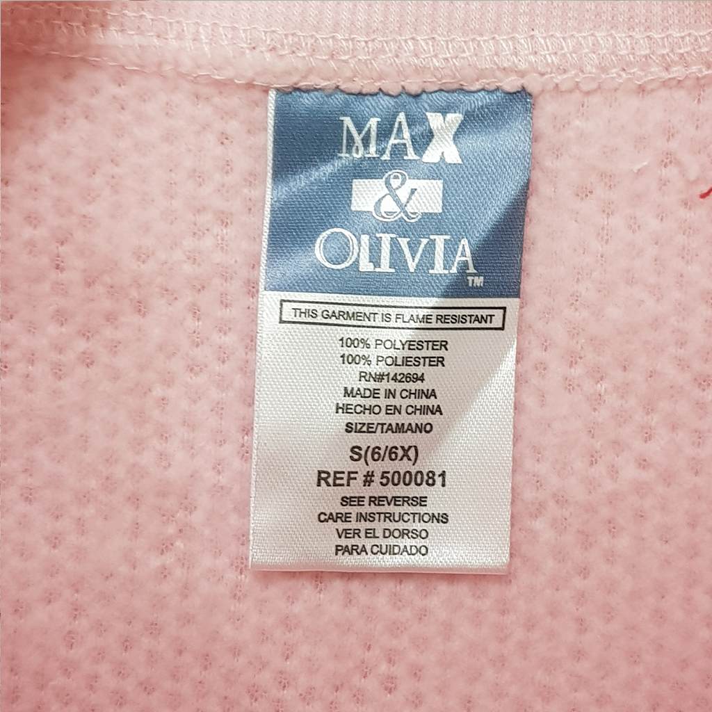 پلیور پشمی دخترانه 29435 سایز 6 تا 16 سال مارک Max&Olivia   *