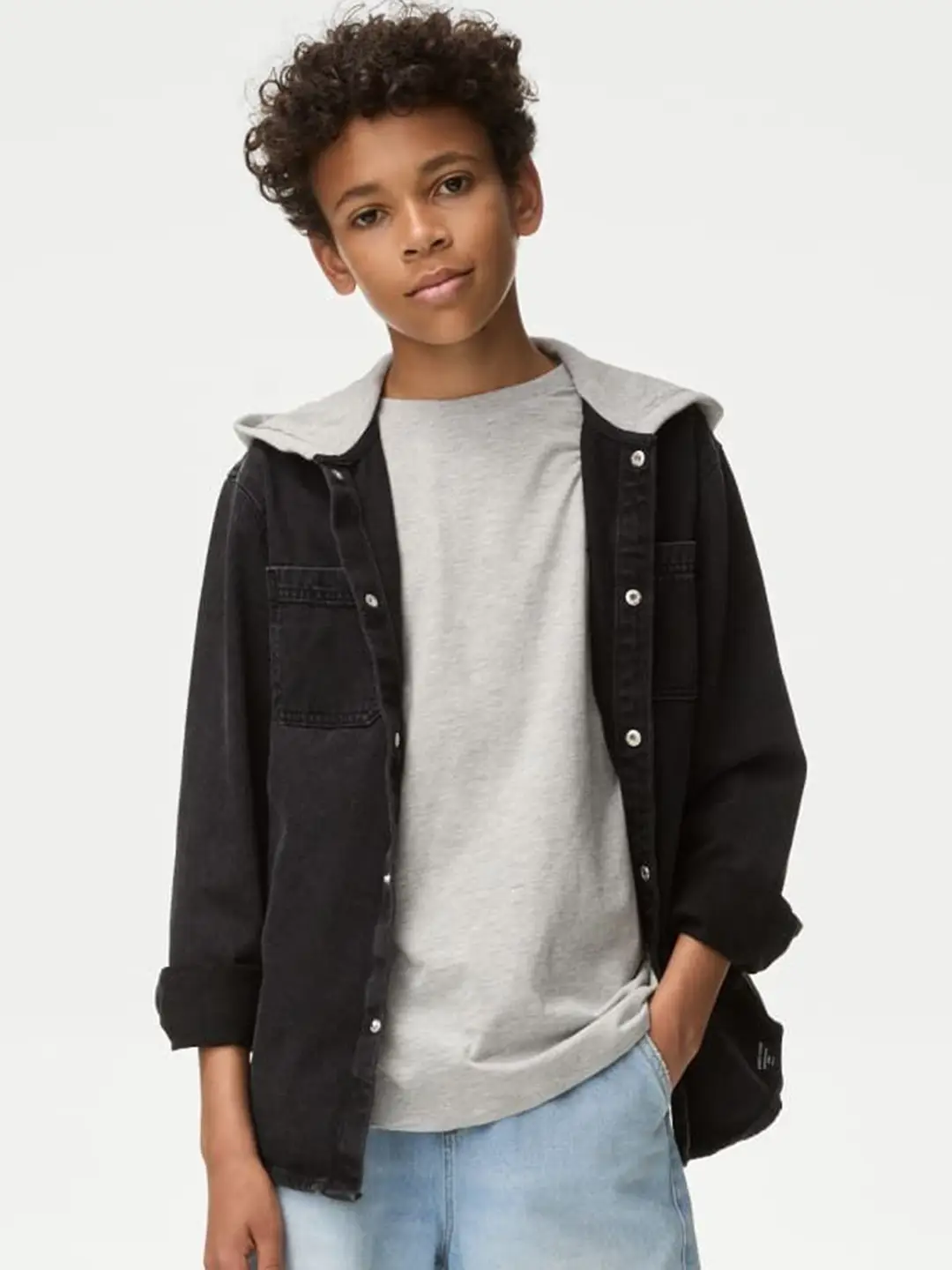 کت جینز پسرانه 29474 سایز 7 تا 11 سال مارک M&S