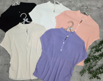 تاپ کریستال آستین کوتاه زنانه کد 418651