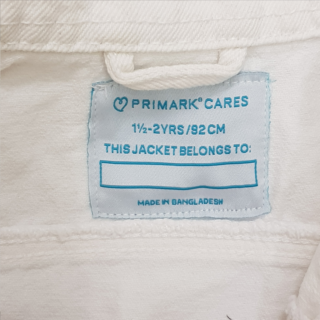 کت جینز دخترانه 29476 سایز 1.5 تا 14 سال مارک PRIMARK