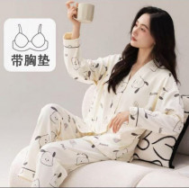 ست بلوز شلوار جلو دکمه دار زنانه کد 418672