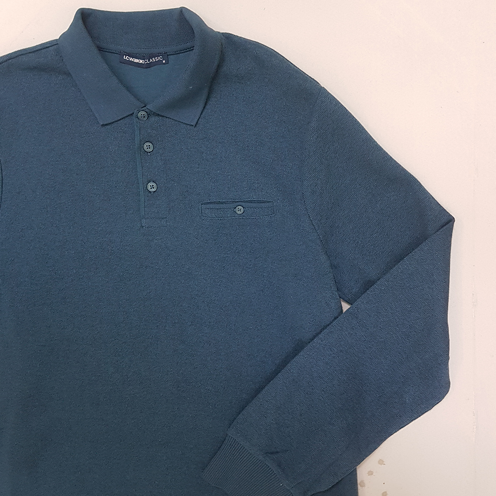 بافت یقه دار مردانه 29408 مارک LC WAIKIKI