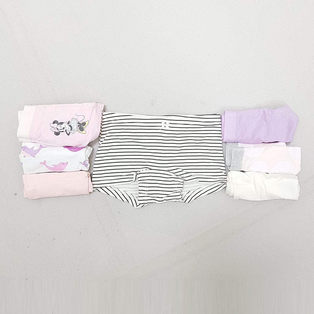 شورت 5 عددی دخترانه 29616 سایز 1.5 تا 14 سال مارک H&M