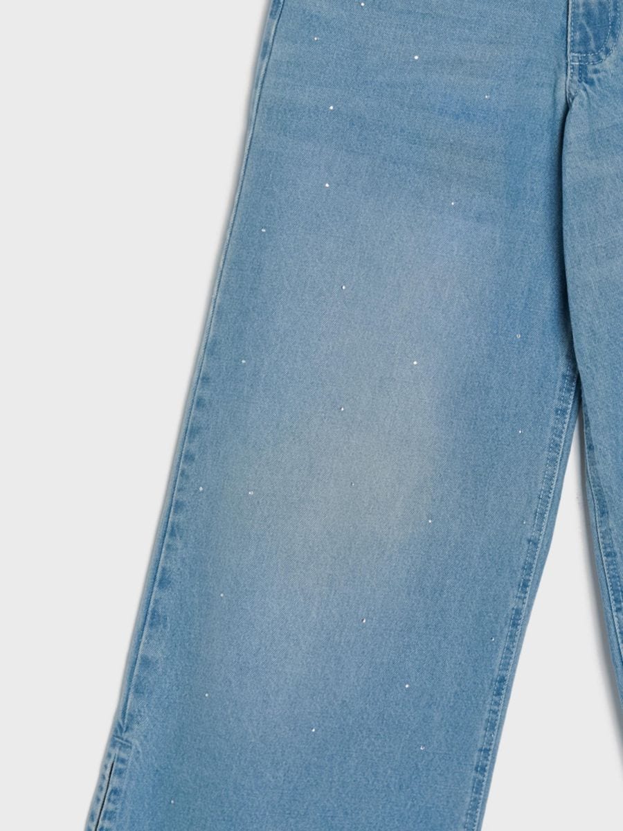 شلوار جینز دخترانه 29607 سایز 10 تا 14 سال مارک SINSAY