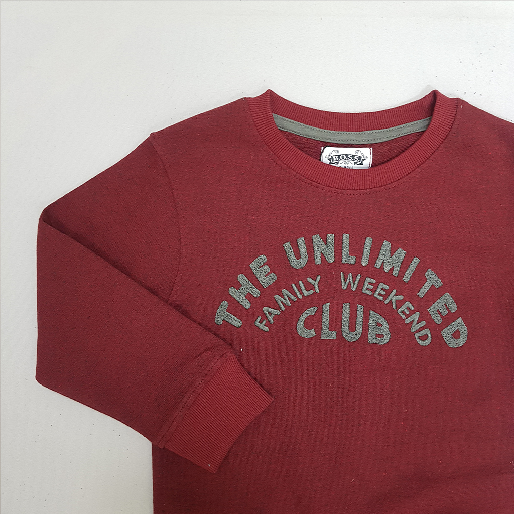 ست پلیور و شلوار پسرانه 29542 سایز 3 تا 14 سال کد 2 مارک B.O.S.S