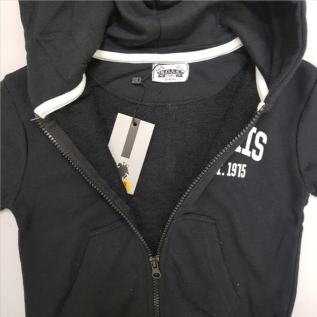 ست سویشرت شلوار پسرانه 29546 سایز 3 تا 14 سال کد 1 مارک B.O.S.S