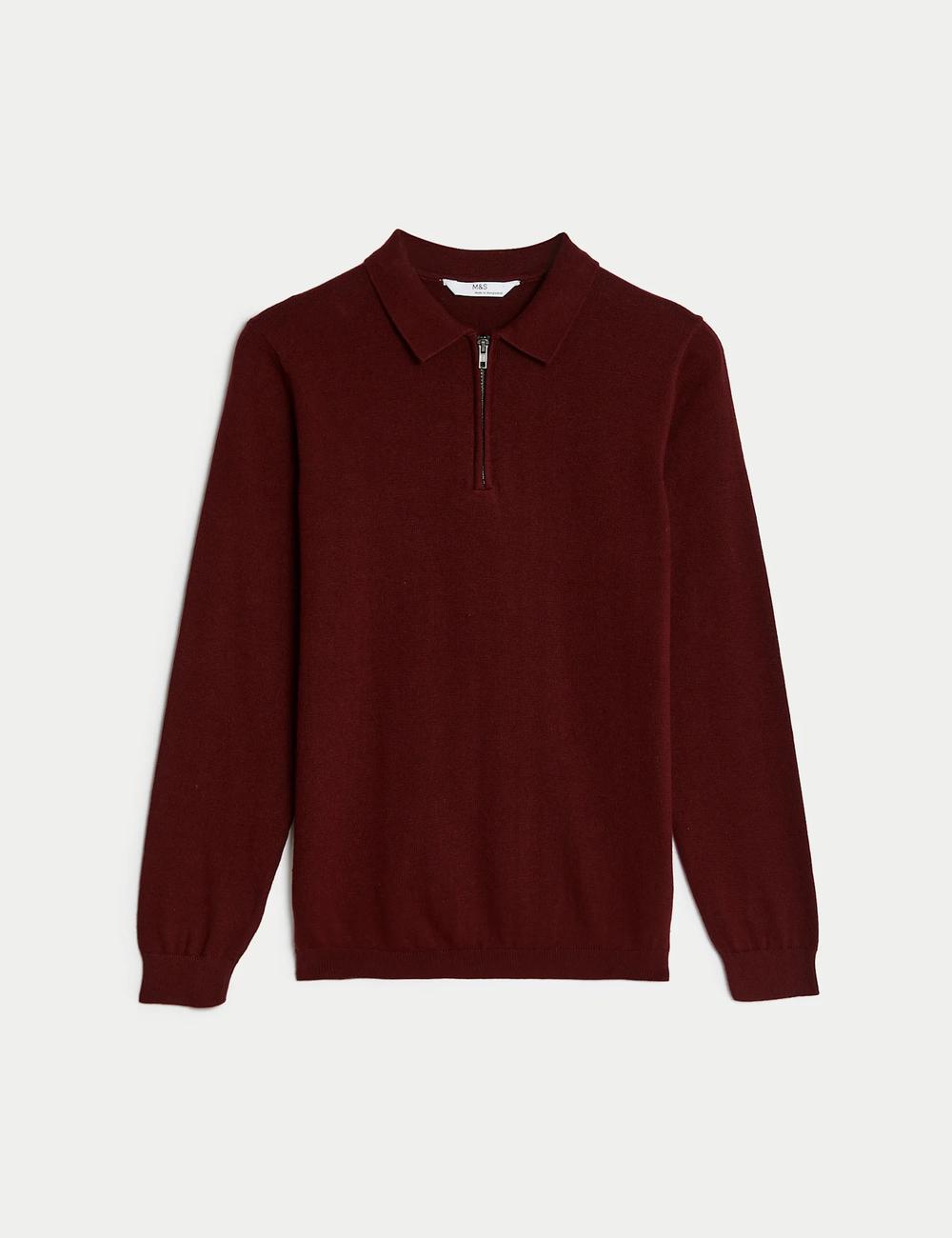 بافت یقه دار پسرانه 29366 سایز 4 تا 16 سال مارک M&S