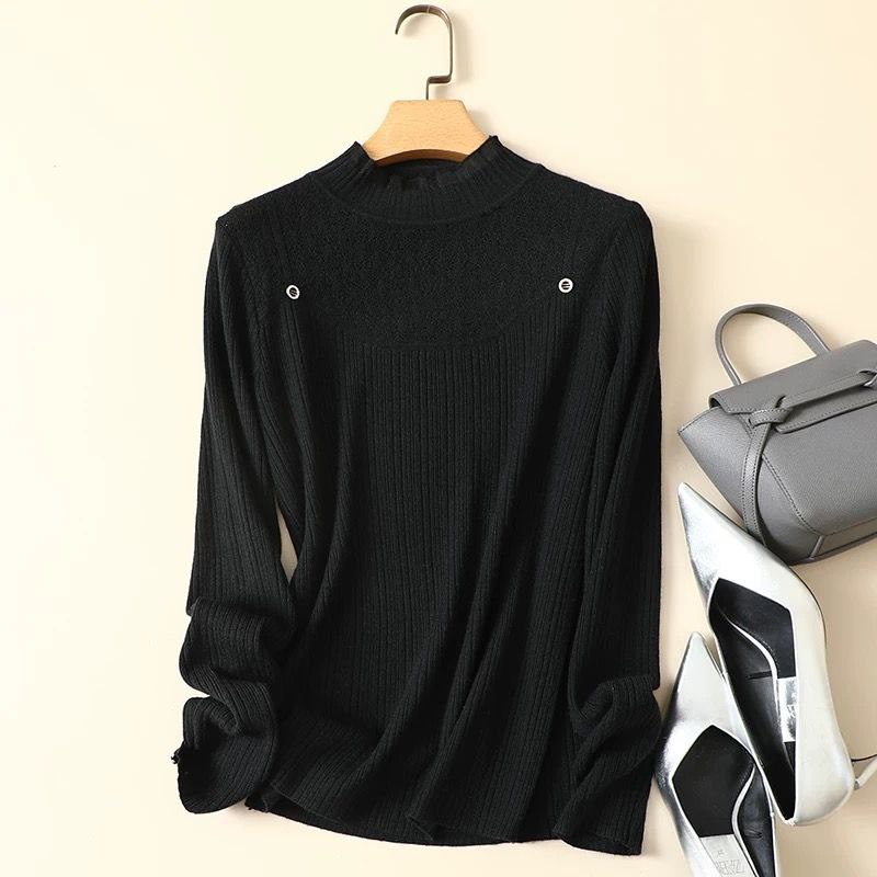 بلوز بافت مجلسی گرم بالا زنانه کد 418736