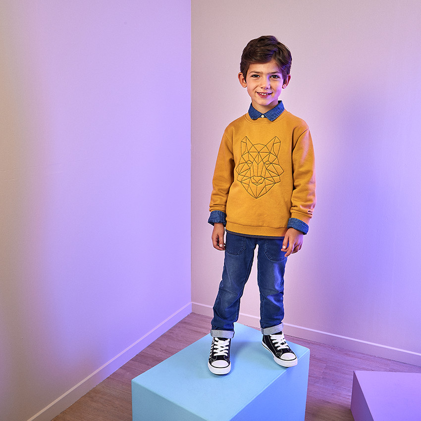 پلیور پسرانه 29727 سایز 3 تا 12 سال کد 1 مارک Orchestra