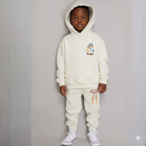 ست هودی و شلوار پسرانه 29603 سایز 2 تا 10 سال کد 3 مارک H&M