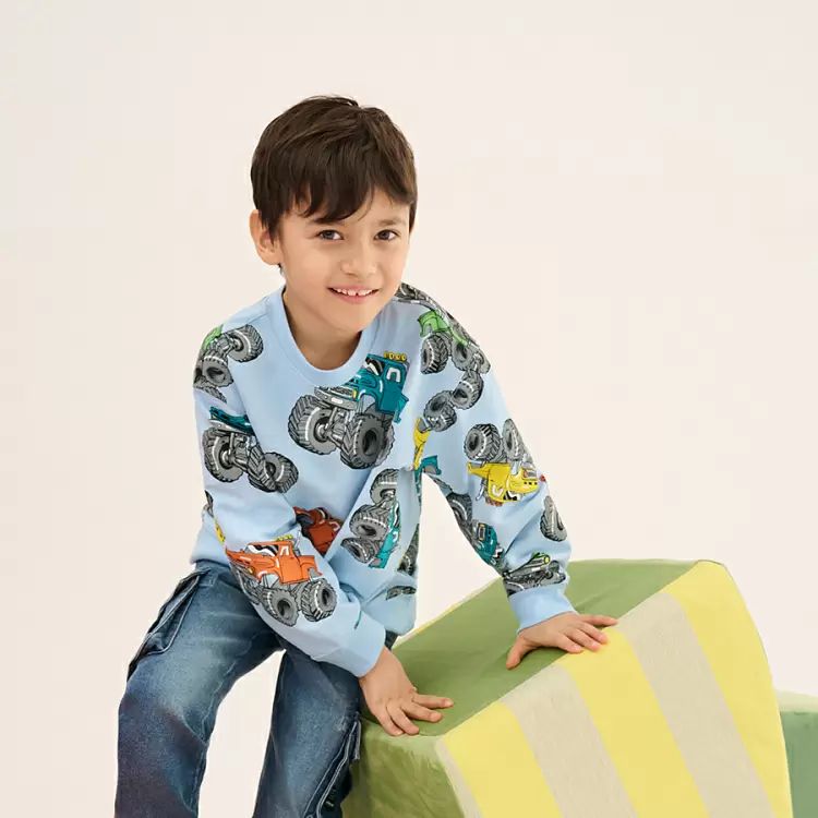 پلیور پسرانه 29808 سایز 2 تا 8 سال کد 2 مارک COOL CLUB