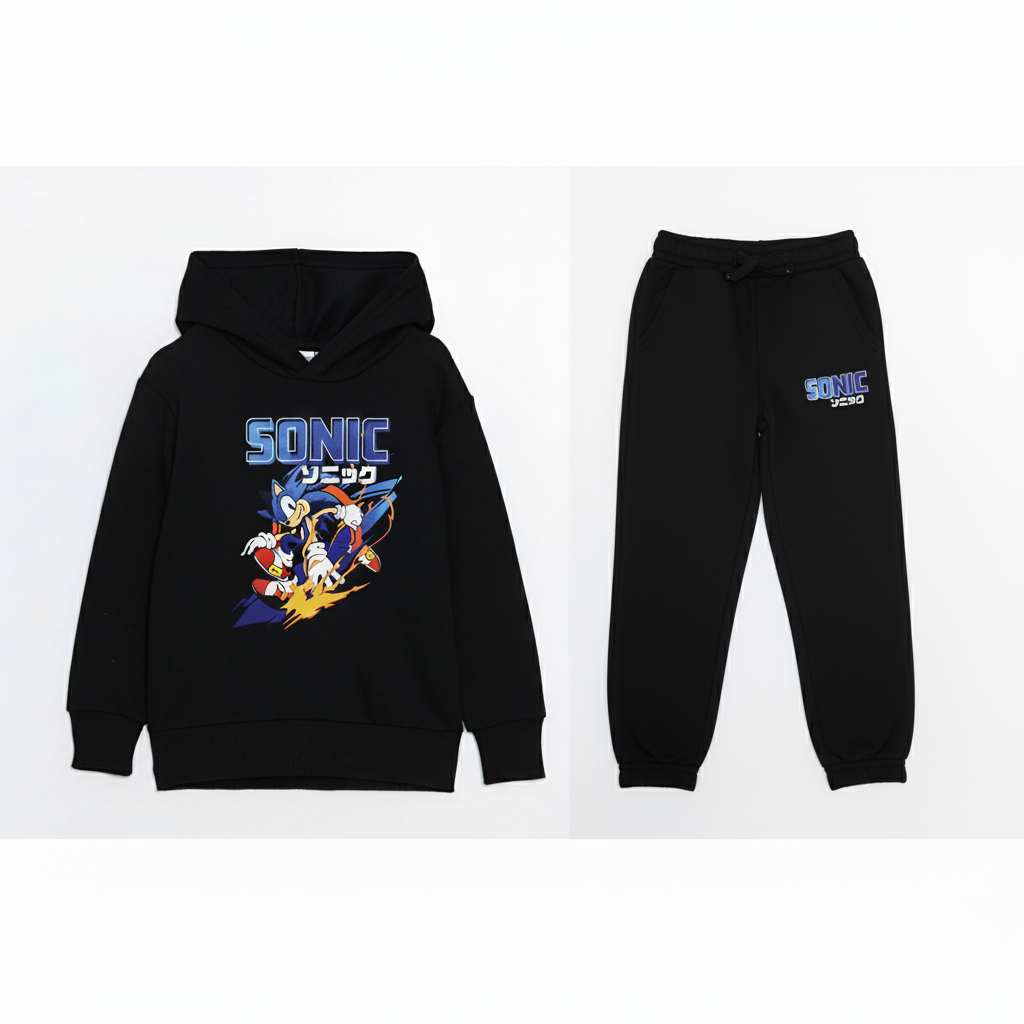 ست هودی و شلوار پسرانه 29864 سایز 6 تا 13 سال مارک LC WAIKIKI