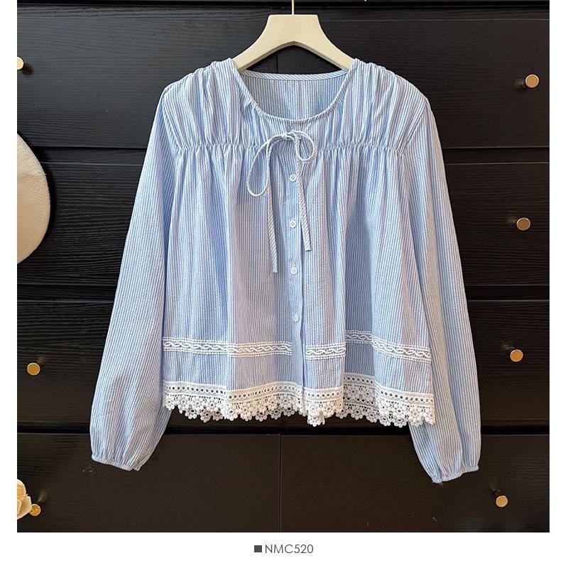 شومیز کرپ نخ زنانه کد 418757