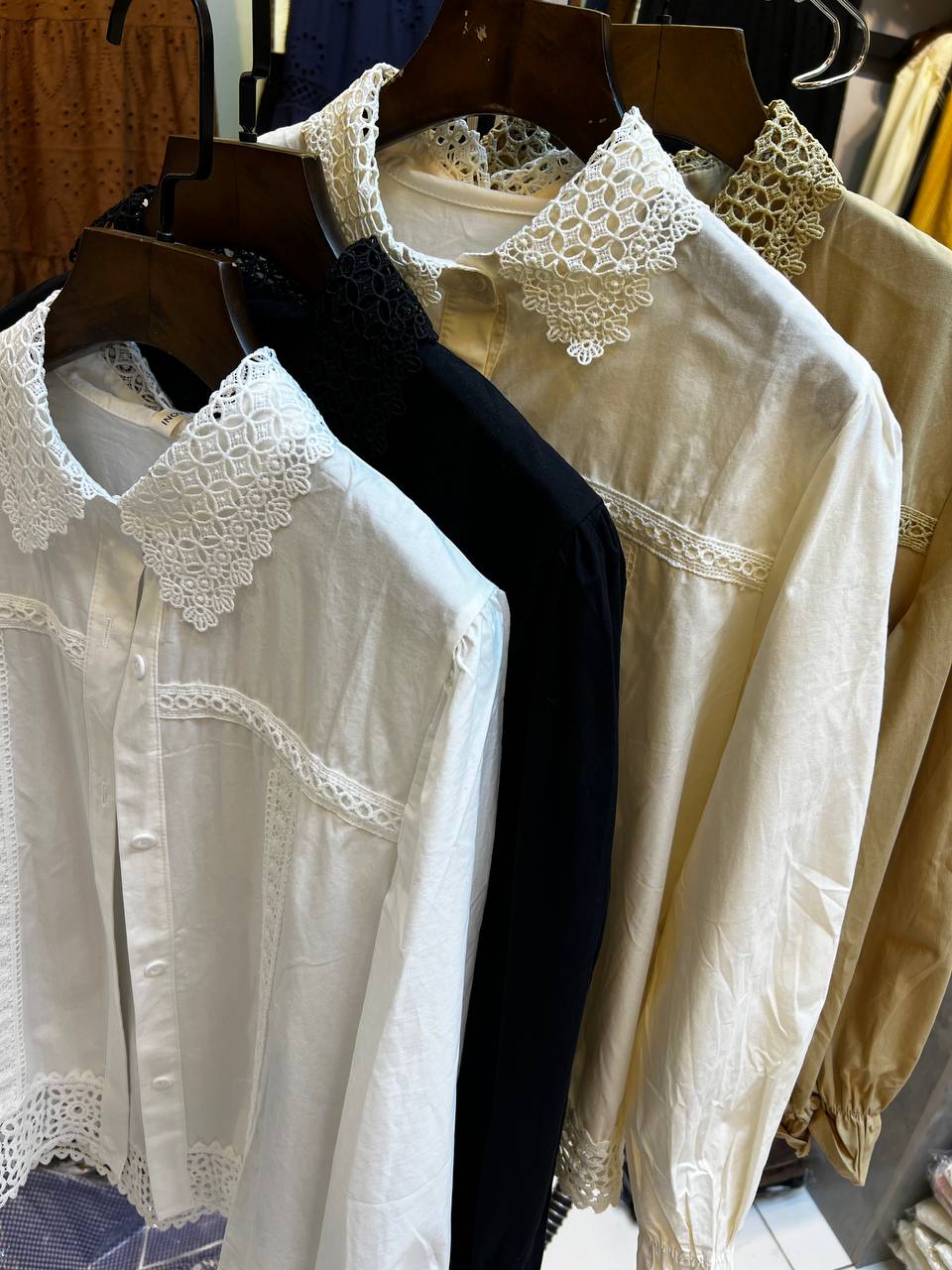 شومیز نخ کتان زنانه کد 418760