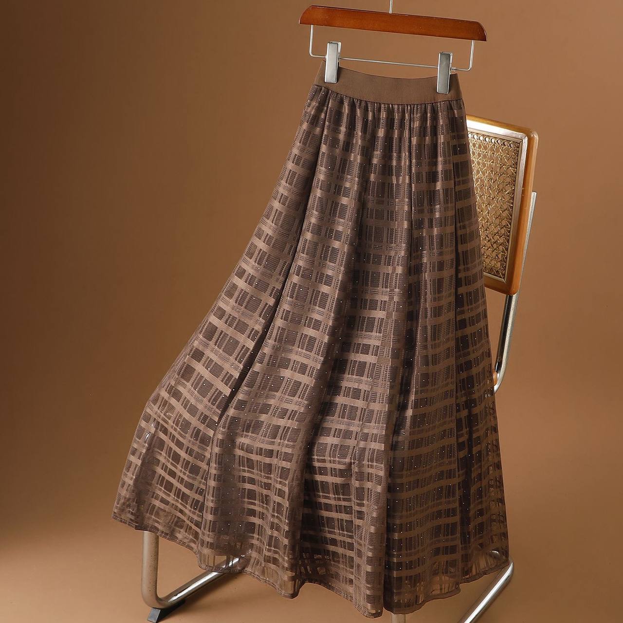 دامن تور  نگین دار زنانه کد 418763