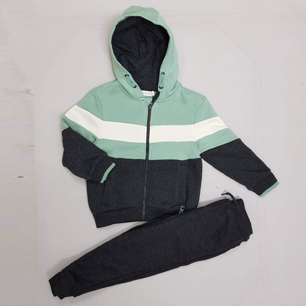 ست سویشرت شلوار پسرانه 29657 سایز 3 تا 14 سال مارک Orchestra