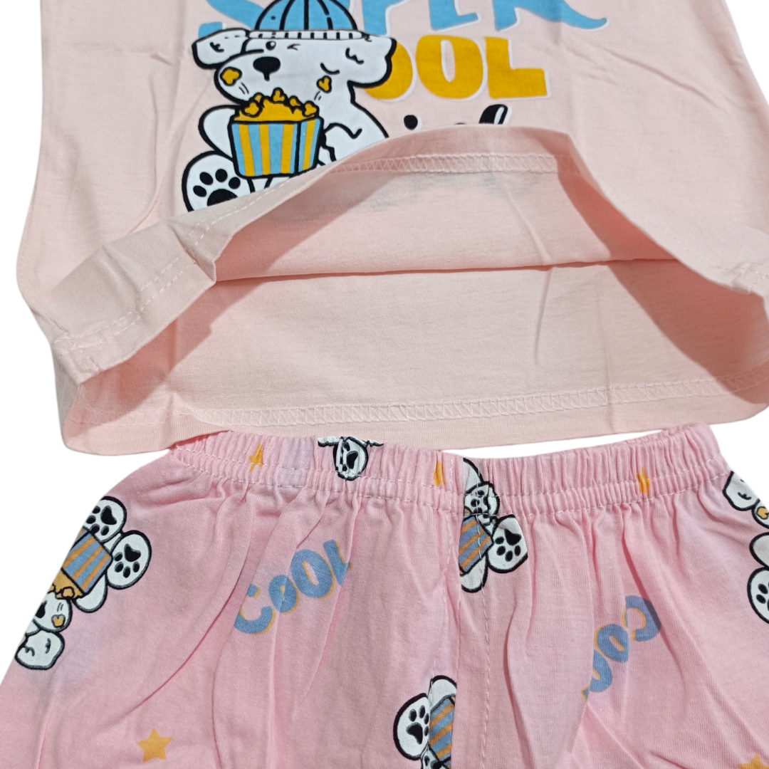 ست شورت و رکابی وارداتی طرح هاپو کد 2205655