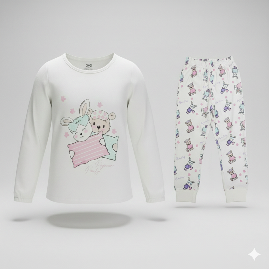 ست دخترانه 29635 سایز 3 تا 10 سال مارک OVS