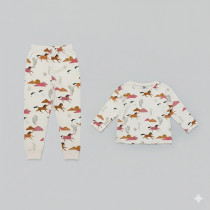 ست دخترانه 29637 سایز 2 تا 14 سال مارک TapeaLoeil