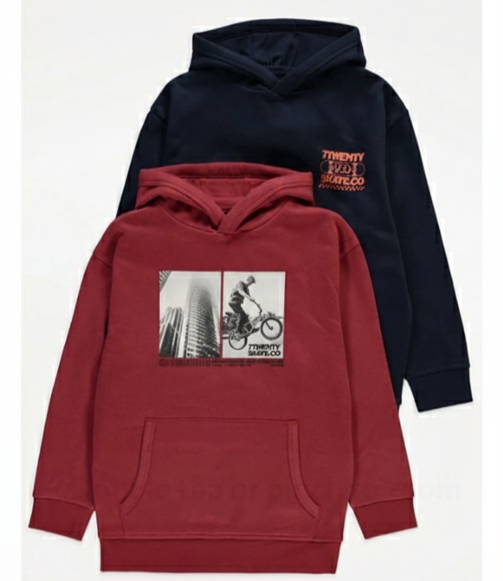 هودی پسرانه 29562 سایز 4 تا 14 سال کد 1