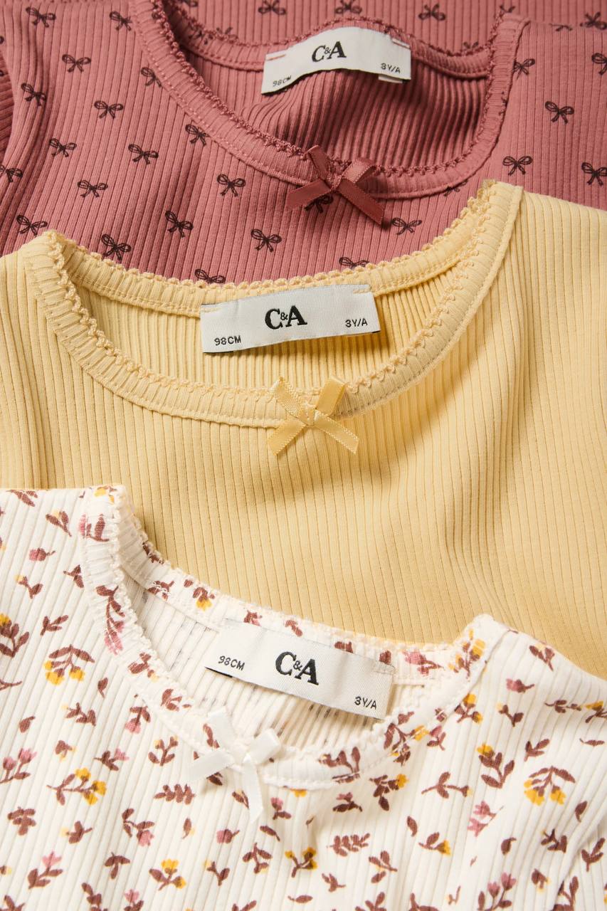 بلوز دخترانه 29412 سایز 2 تا 10 سال مارک C&A