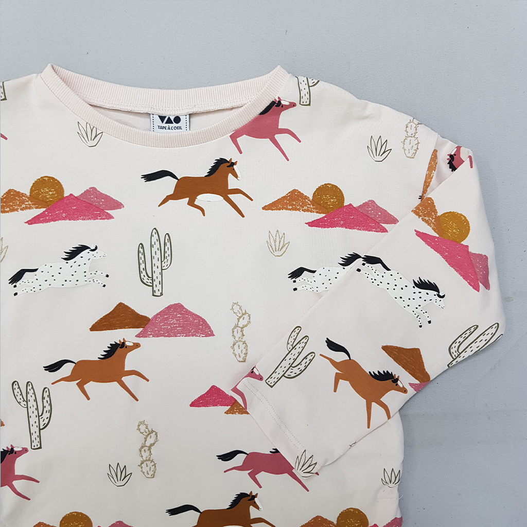 ست دخترانه 29637 سایز 2 تا 14 سال مارک TapeaLoeil   *