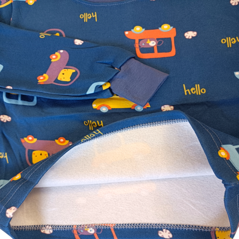 ست بلوز و شلوار گرم وارداتی طرح خرسی کد 2205662