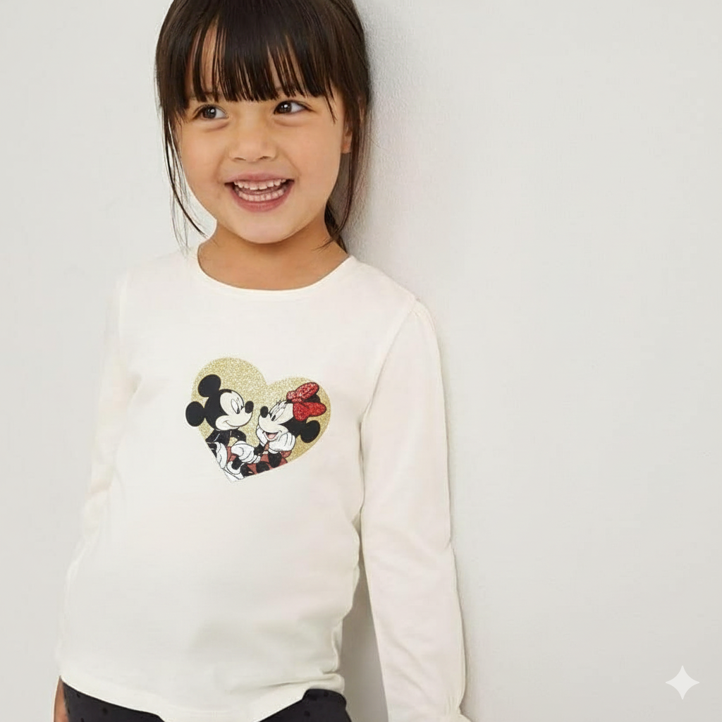 بلوز دخترانه 29382 سایز 3 تا 10 سال کد 1 مارک C&A