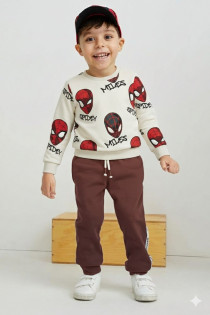 ست پلیور شلوار پسرانه 29912 سایز 4 تا 10 سال مارک C&A