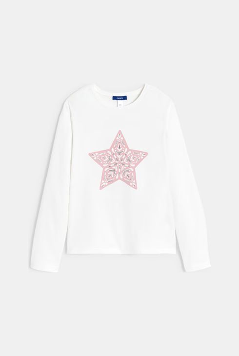 بلوز دخترانه 29960 سایز 3 تا 12 سال مارک OKAIDI