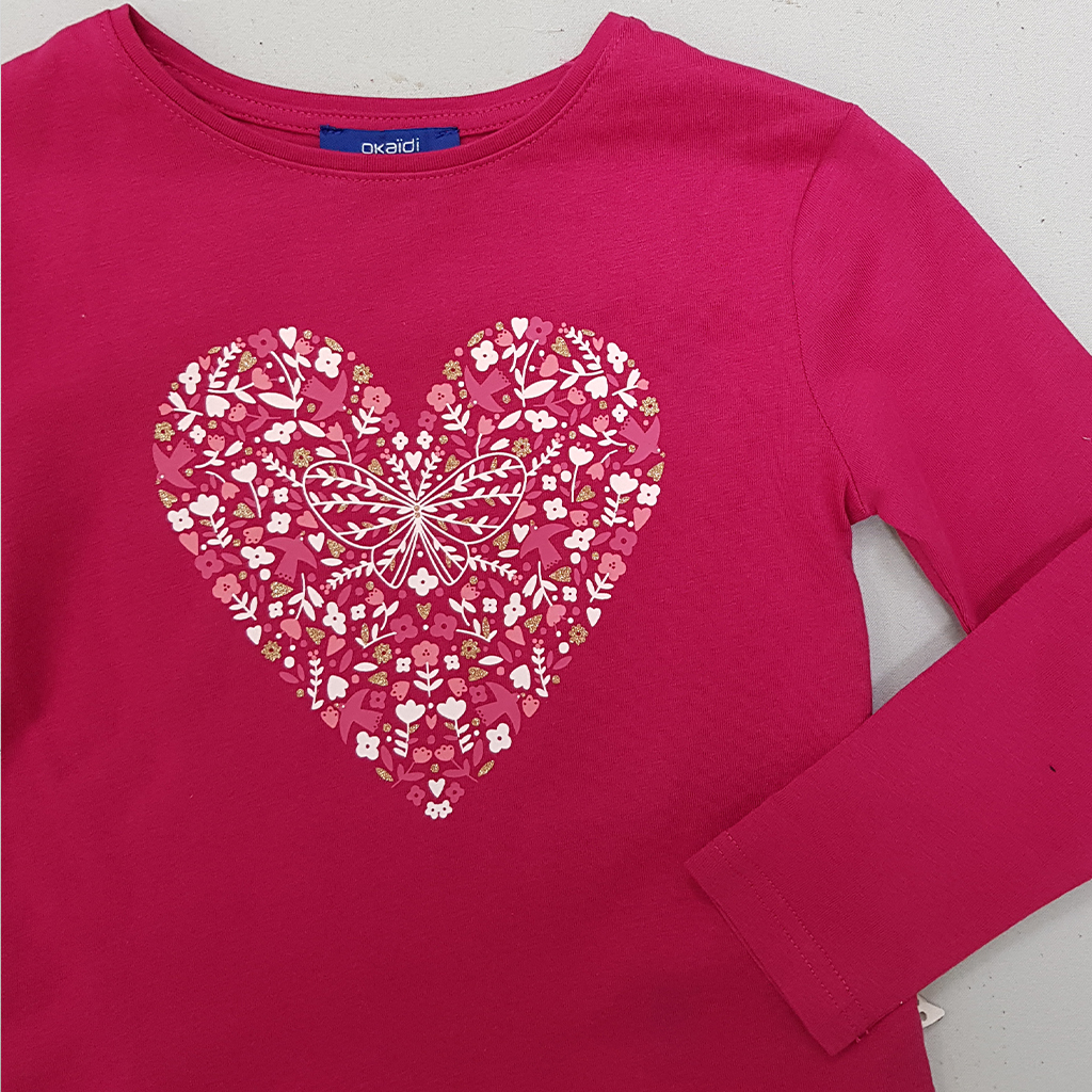 بلوز دخترانه 29961 سایز 3 تا 14 سال مارک OKAIDI