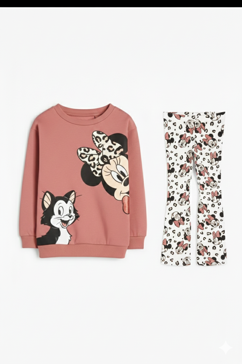 ست پلیور شلوار دخترانه 29910 سایز 2 تا 8 سال مارک C&A