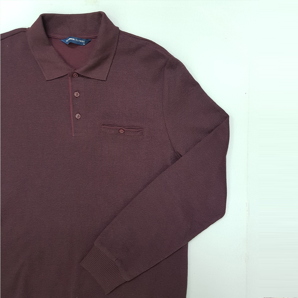 بافت یقه دار مردانه 29733 مارک LC WAIKIKI