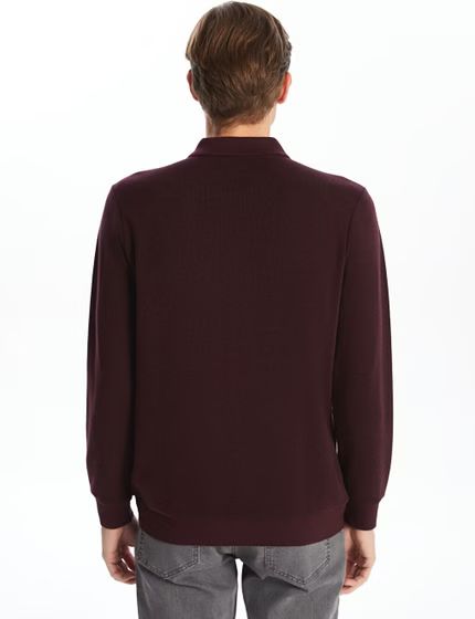 بافت یقه دار مردانه 29733 مارک LC WAIKIKI