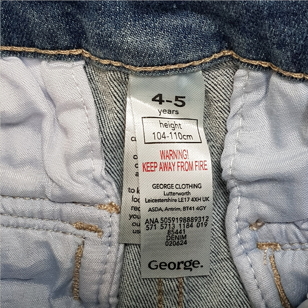 شلوار جینز 29950 سایز 3 تا 16 سال مارک George