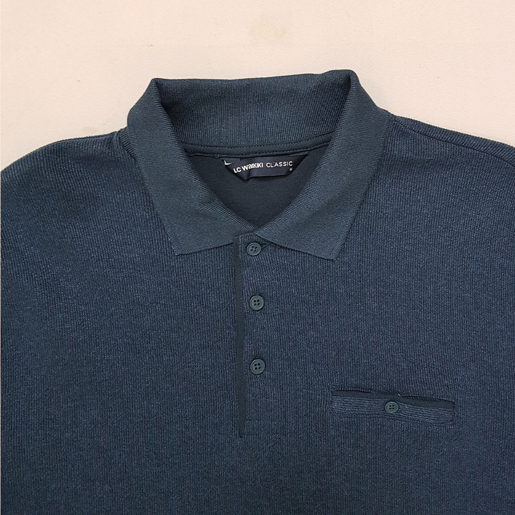 بافت یقه دار مردانه 29731 مارک LC WAIKIKI