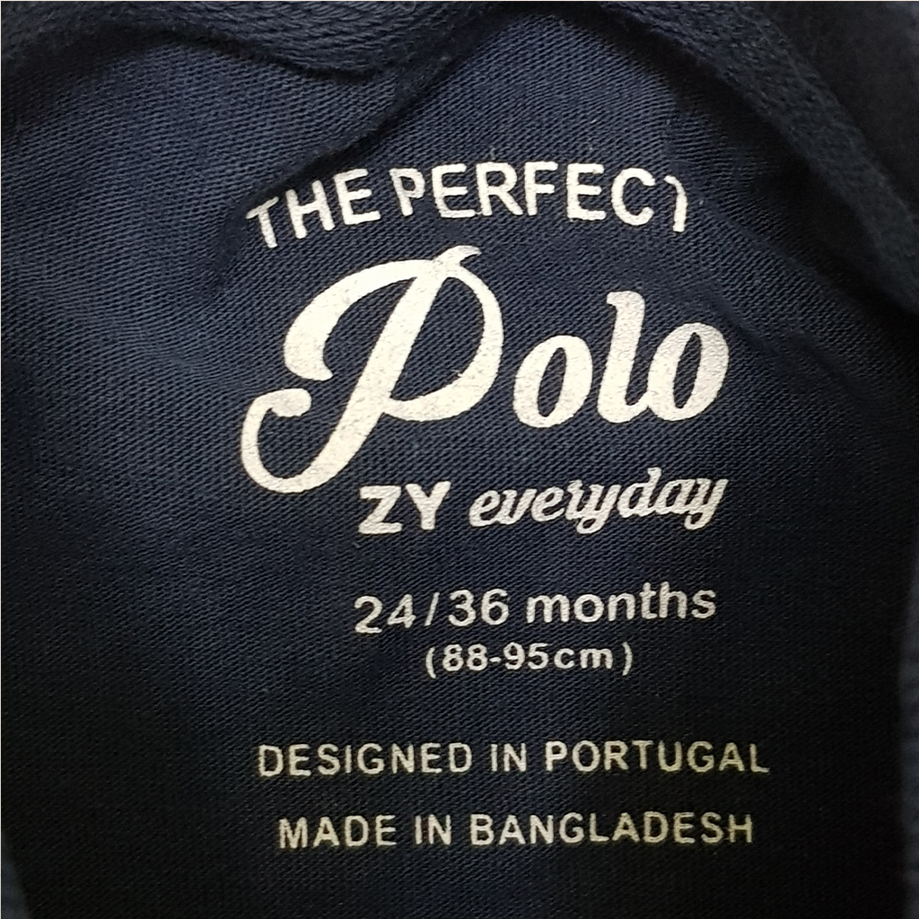 بلوز یقه دار پسرانه 29916 سایز 12 ماه تا 14 سال مارک ZY