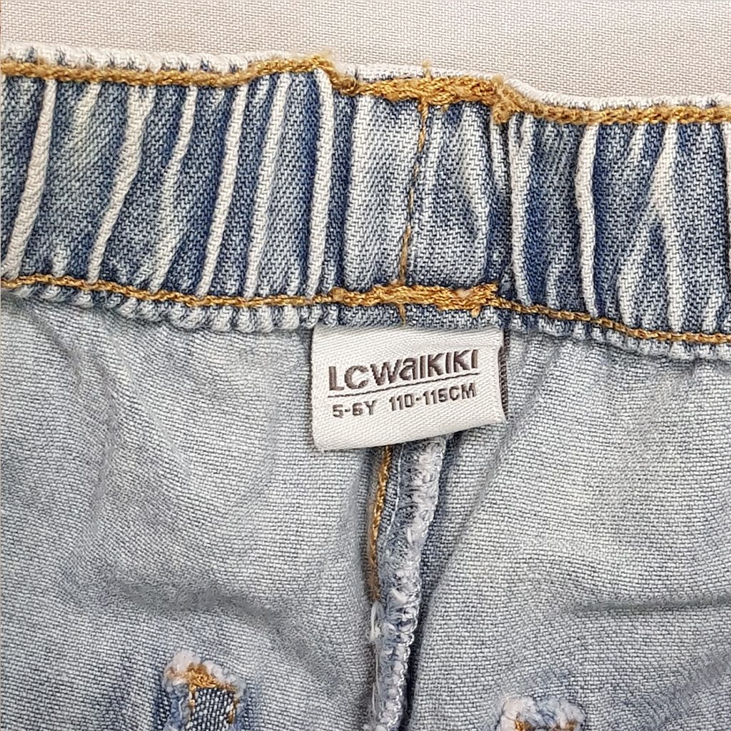 شلوار جینز دخترانه 29993 سایز 5 تا 14 سال مارک LC WAIKIKI