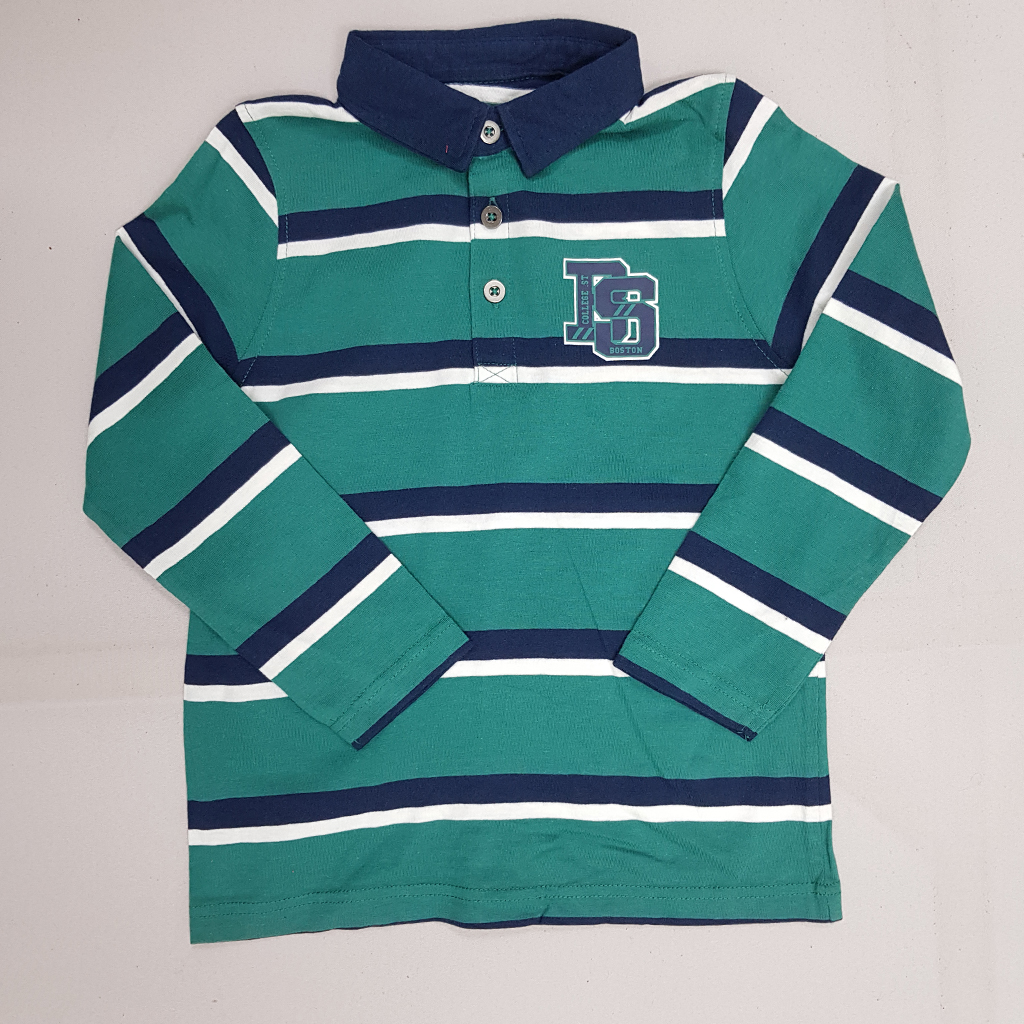 بلوز یقه دار پسرانه 29986 سایز 5 تا 14 سال مارک Inextenso