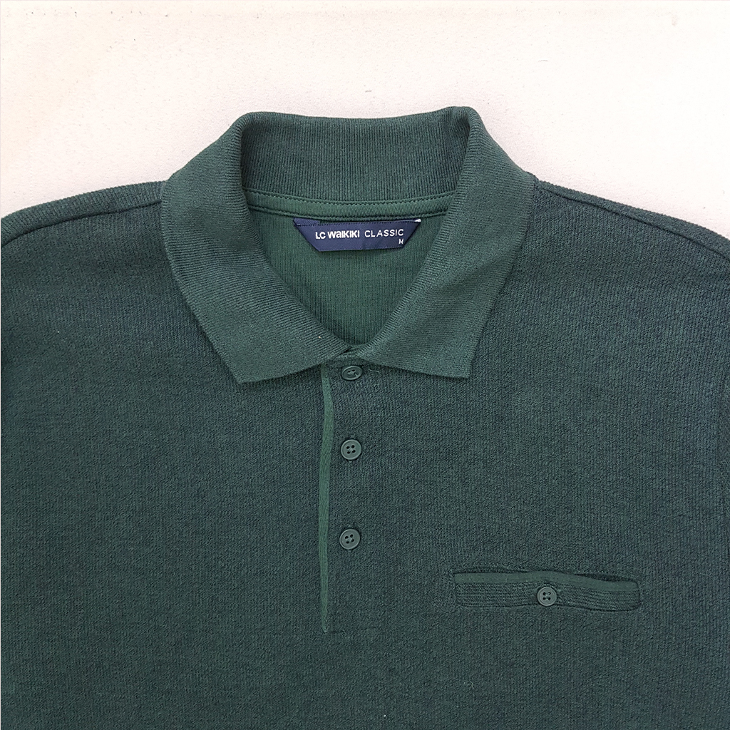 بافت یقه دار مردانه 29730 مارک LC WAIKIKI