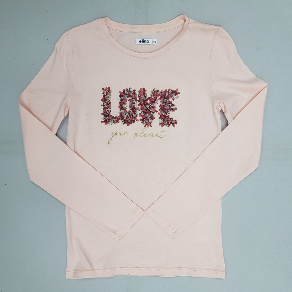 بلوز دخترانه 29881 سایز 5 تا 12 سال مارک GEMO