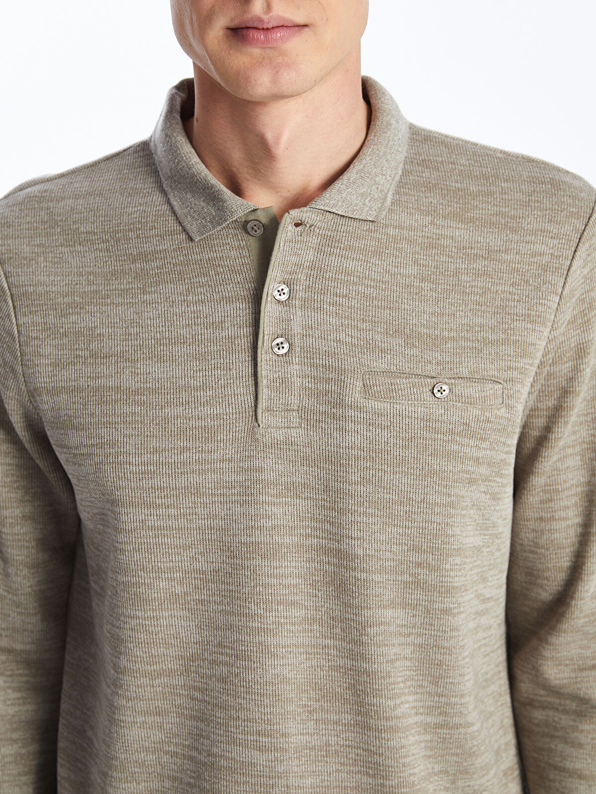 بافت یقه دار مردانه 29732 مارک LC WAIKIKI   *