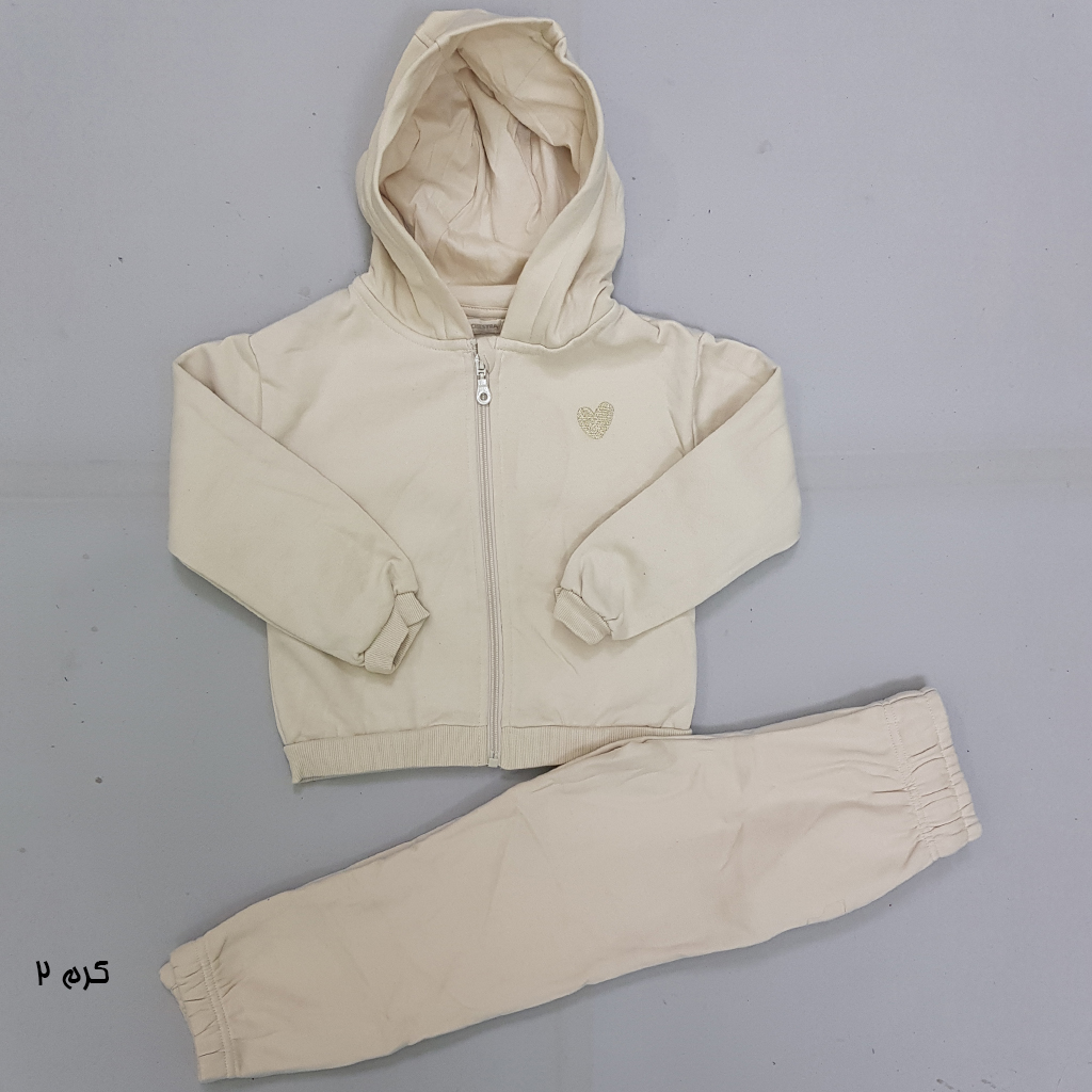 ست سویشرت شلوار دخترانه 29666 سایز 3 تا 14 سال مارک Orchestra