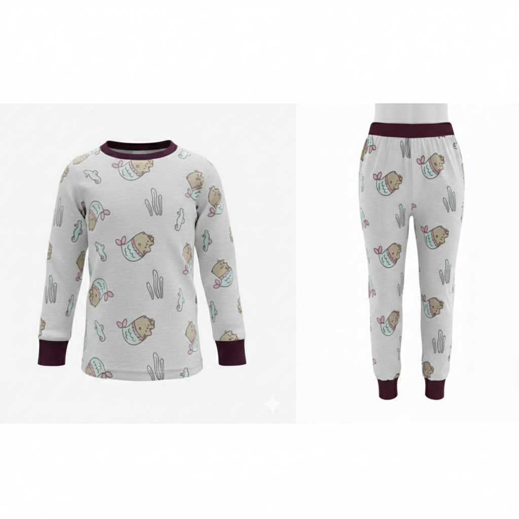 ست دخترانه 30019 سایز 2 تا 12 سال مارک M&S