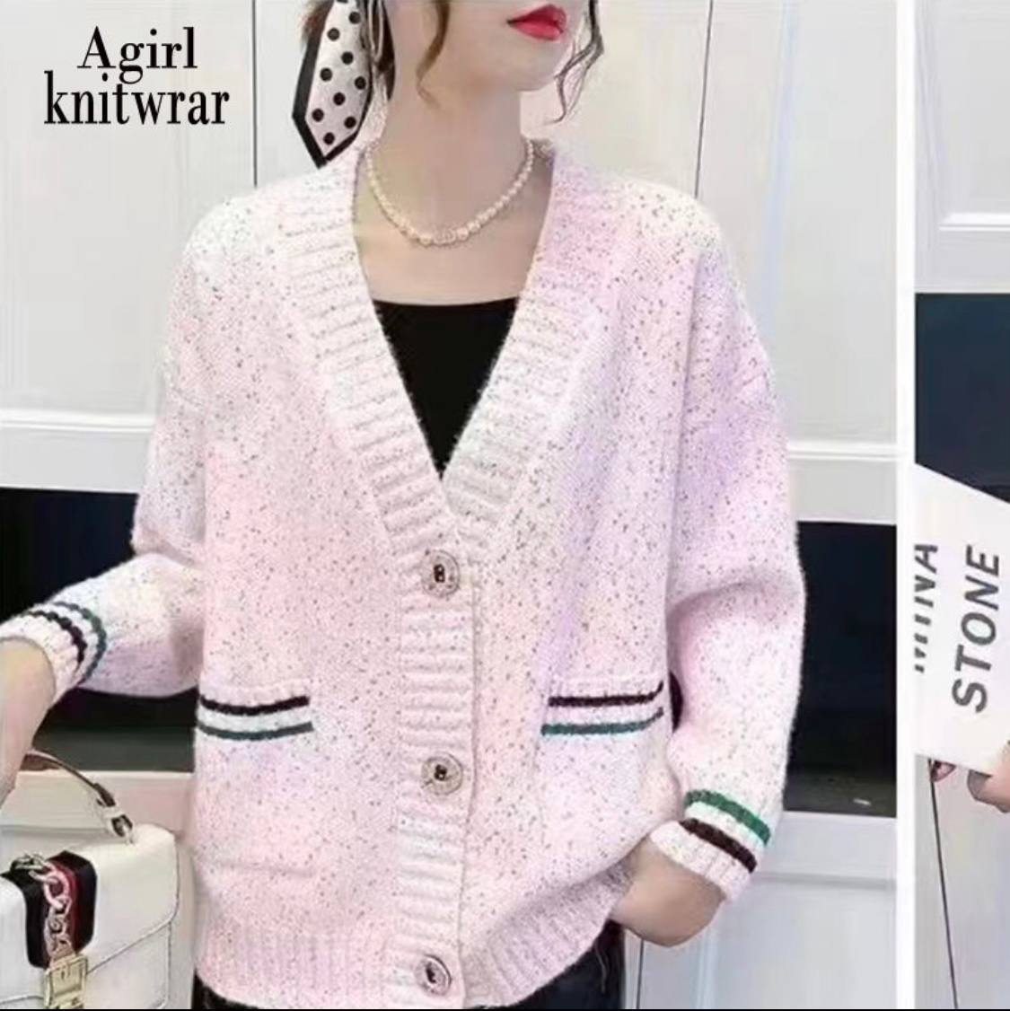 مانتو بافت زنانه کد 418852