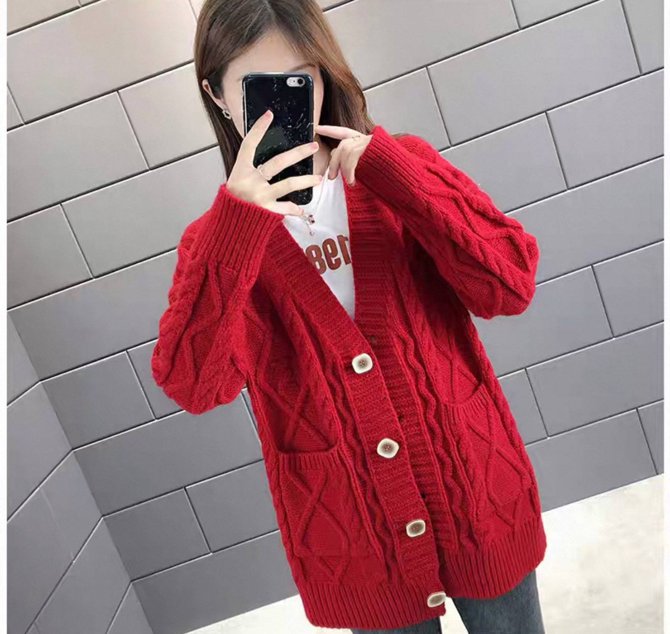 ژاکت بافت زنانه کد 418858